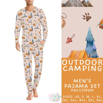 Batch #344 - Family Pajama Party - Closes 5/23 - ETA late July - Outdoor Camping Men's Pajama Set