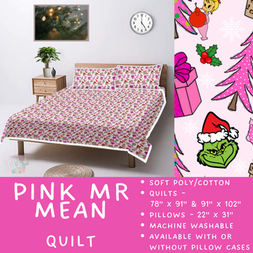 Batch #410 - Cozy Quilts - Closes 9/10 - ETA late October - Pink Mr Mean Quilt