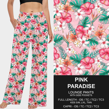 B228 - Preorder Pink Paradise Lounge Pants (Closes 5/11. ETA: late July)