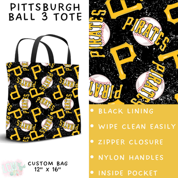 Batch #343 - Home Run Collection - Closes 5/22 - ETA mid July - Pittsburgh Ball 3 Tote
