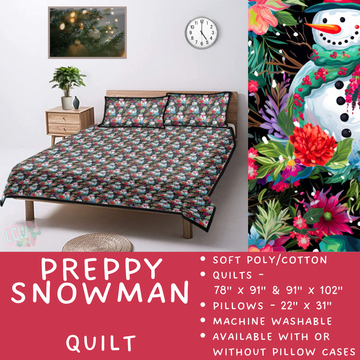 Batch #410 - Cozy Quilts - Closes 9/10 - ETA late October - Preppy Snowman Quilt