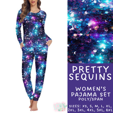 Batch #344 - Family Pajama Party - Closes 5/23 - ETA late July - Pretty Sequins Women's Pajama Set