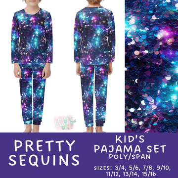 Batch #344 - Family Pajama Party - Closes 5/23 - ETA late July - Pretty Sequins Kid's Pajama Sets
