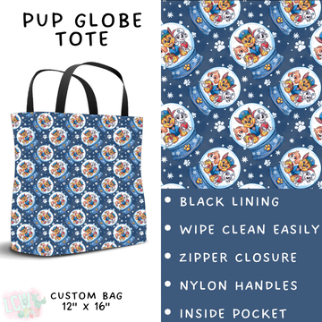 Batch #432 - Winter Globes - Closes 10/17 - ETA early December - Pup Globe Tote