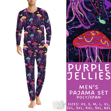 Batch #344 - Family Pajama Party - Closes 5/23 - ETA late July - Purple Jellies Men's Pajama Set