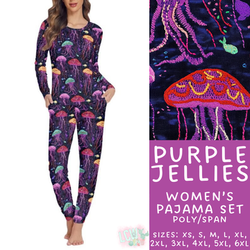 Batch #344 - Family Pajama Party - Closes 5/23 - ETA late July - Purple Jellies Women's Pajama Set