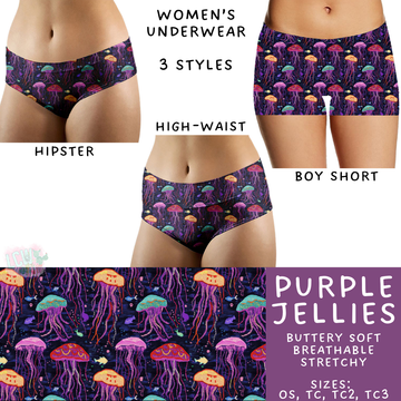 Batch #340 - Comfortable Underwear 4 - Closes 5/16 - ETA early July - Purple Jellies Men's Boxer Briefs