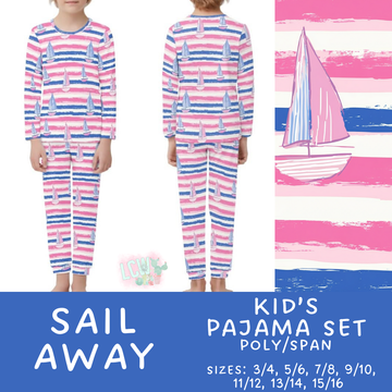Batch #344 - Family Pajama Party - Closes 5/23 - ETA late July - Sail Away Kid's Pajama Sets