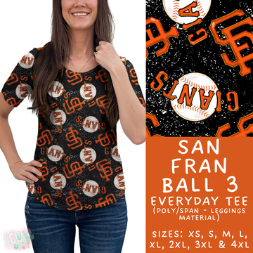Batch #343 - Home Run Collection - Closes 5/22 - ETA mid July - San Fran Ball 3 Everyday Tee