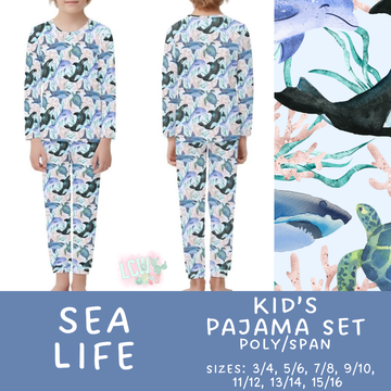 Batch #344 - Family Pajama Party - Closes 5/23 - ETA late July - Sea Life Kid's Pajama Sets