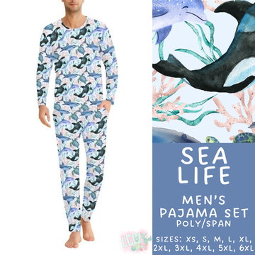 Batch #344 - Family Pajama Party - Closes 5/23 - ETA late July - Sea Life Men's Pajama Set