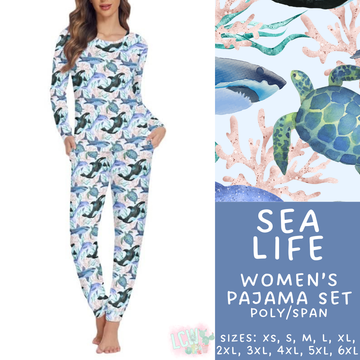 Batch #344 - Family Pajama Party - Closes 5/23 - ETA late July - Sea Life Women's Pajama Set