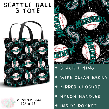 Batch #343 - Home Run Collection - Closes 5/22 - ETA mid July - Seattle Fran Ball 3 Tote