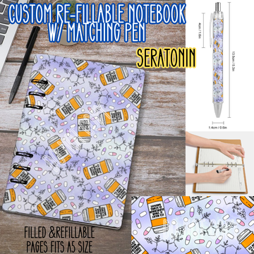 SERATONIN -Matching A5 Notebook & Pen Set Round 4 Preorder Closing 5/17