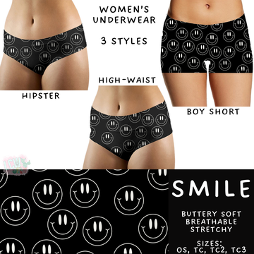 Batch #340 - Comfortable Underwear 4 - Closes 5/16 - ETA early July - Smile Women's Underwear