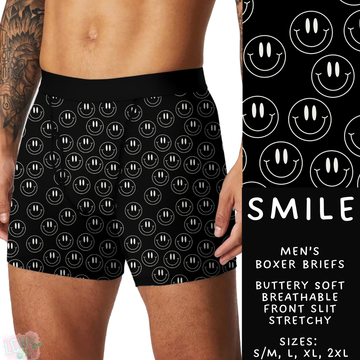 Batch #340 - Comfortable Underwear 4 - Closes 5/16 - ETA early July - Smile Men's Boxer Briefs