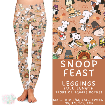 In Production - Batch #409 - Snoop Feast Full Length Leggings - Sport Pocket OS
