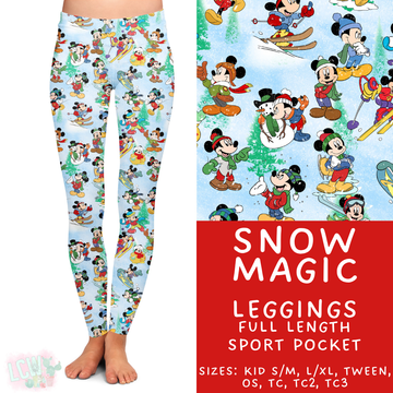 Batch #434 - Magical Christmas - Closes 10/22 - ETA early Dec - Snow Magic Full Length Leggings