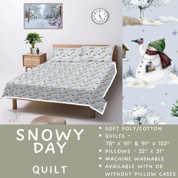 Batch #410 - Cozy Quilts - Closes 9/10 - ETA late October - Snowy Day Quilt