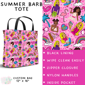 Batch #339 - Character Summer - Closes 5/15 - ETA mid July - Summer Barb Tote