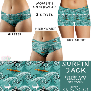 Batch #340 - Comfortable Underwear 4 - Closes 5/16 - ETA early July - Surfin Jack Women's Underwear
