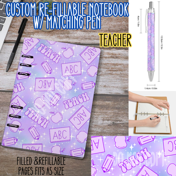 TEACHER -Matching A5 Notebook & Pen Set Round 4 Preorder Closing 5/17