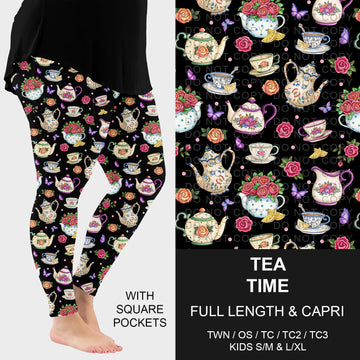 B229 - Preorder Tea Time Leggings w/ Pockets (Closes 5/18. ETA: late July)