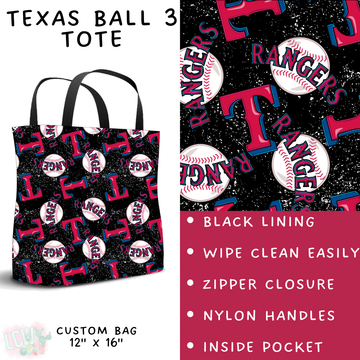 Batch #343 - Home Run Collection - Closes 5/22 - ETA mid July - Texas Ball 3 Tote
