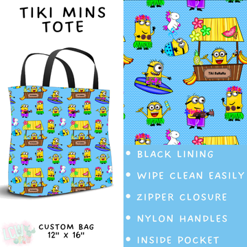 Batch #339 - Character Summer - Closes 5/15 - ETA mid July - Tiki Mins Tote