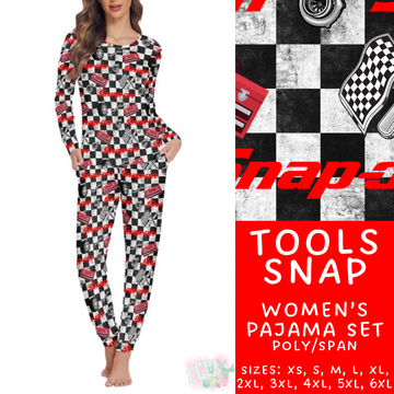 Batch #344 - Family Pajama Party - Closes 5/23 - ETA late July - Tools Snap Women's Pajama Set