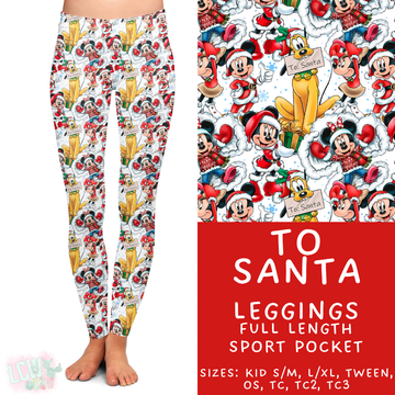 Batch #434 - Magical Christmas - Closes 10/22 - ETA early Dec - To Santa Full Length Leggings