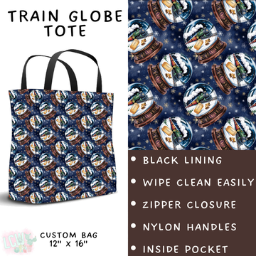 Batch #432 - Winter Globes - Closes 10/17 - ETA early December - Train Globe Tote