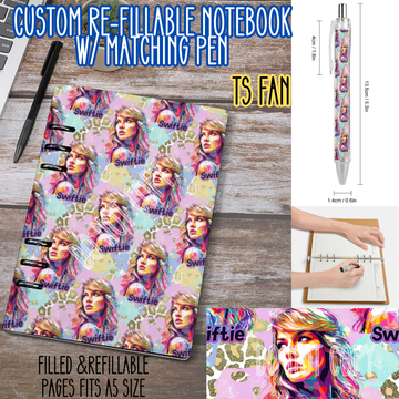 TS FAN -Matching A5 Notebook & Pen Set Round 4 Preorder Closing 5/17