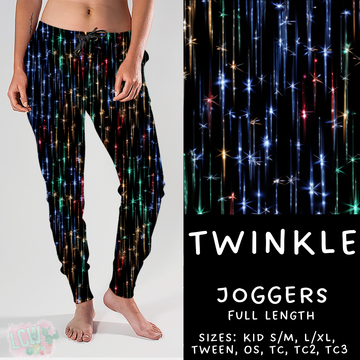 Batch #375 - Christmas in July - Closes 7/17 - ETA mid Sept - Twinkle Joggers