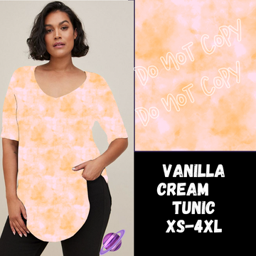 VANILLA - V-NECK TUNIC - COLORBLAST PPO-PREORDER CLOSING 5/9