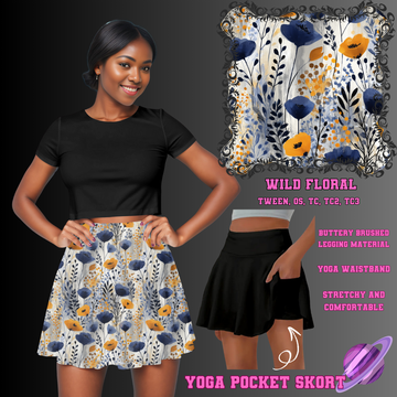 WILD FLORAL - POCKET SKORT RUN 2 - PREORDER CLOSING 5/21