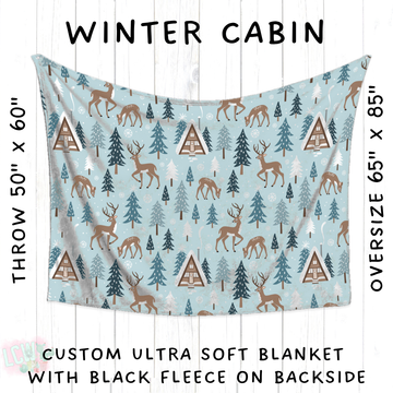 Batch #433 - Winter Cabin - Closes 10/20 - ETA early Dec - Winter Cabin Blanket
