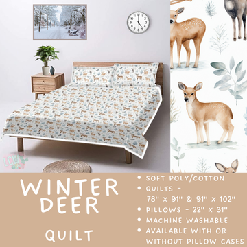 Batch #410 - Cozy Quilts - Closes 9/10 - ETA late October - Winter Deer Quilt