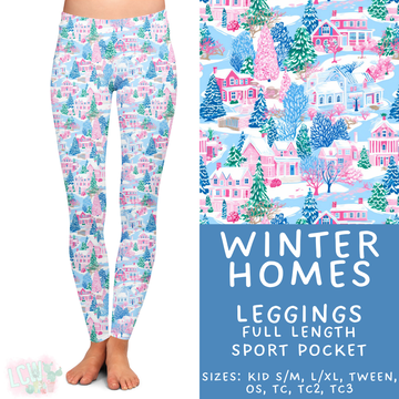 Batch #435 - Winter Wonderland 3 - Closes 10/23 - ETA early/mid Dec - Winter Homes Full Length Leggings