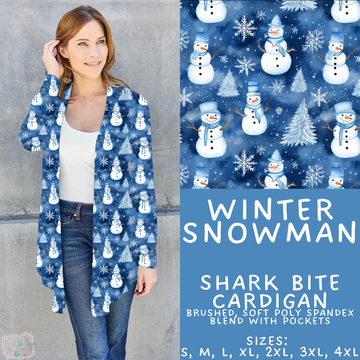 Batch #435 - Winter Wonderland 3 - Closes 10/23 - ETA early/mid Dec - Winter Snowman Cardigan