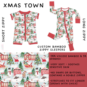 Batch #438 - Little Dreamers Christmas 2 - Closes 10/29 - ETA early Dec - Xmas Town Short and Long Zippy Sleeper