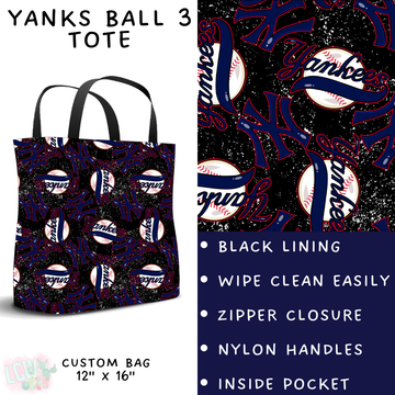 Batch #343 - Home Run Collection - Closes 5/22 - ETA mid July - Yanks Ball 3 Tote