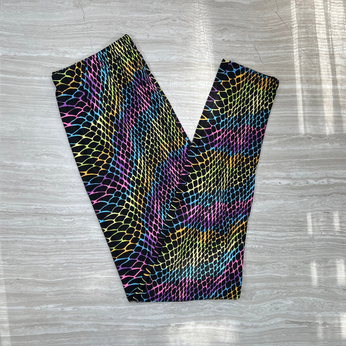 Rainbow Mermaid Scale Leggings