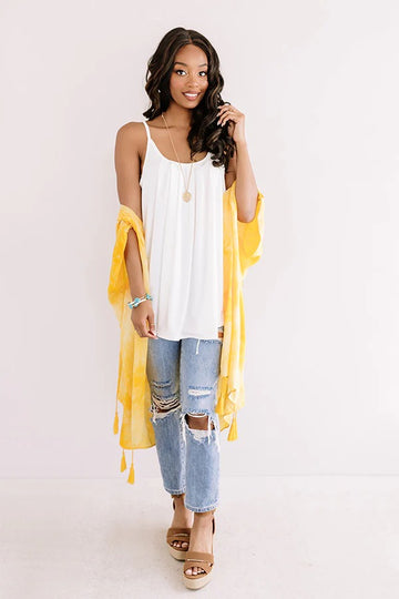 Pleated Adjustable Spaghetti Strap Camisole Sleeveless Tops Loose Fit Beach Tank