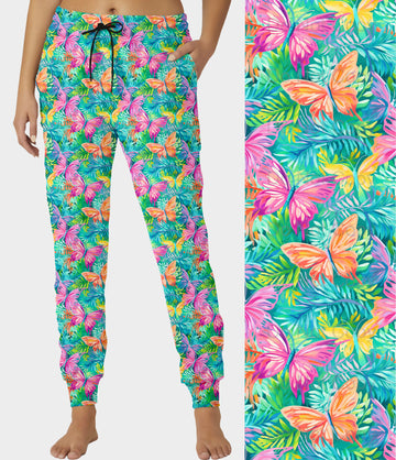 RTS - Preppy Butterfly Joggers