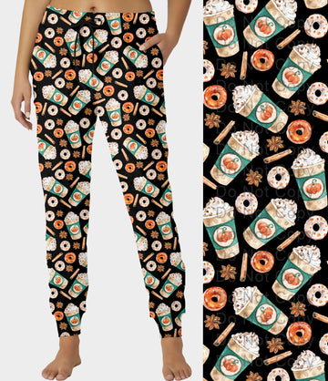 RTS - Pumpkin Spice Latte Joggers