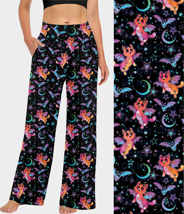 RTS - Winged Cat Lounge Pants