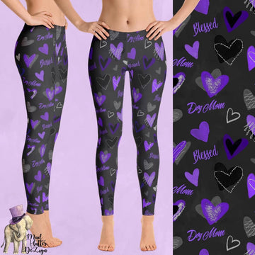Blessed Dog Mom Leggings – Comfortable, Stylish High-Waisted Leggings for Pet Lovers
