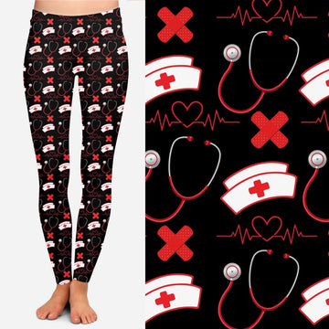 Extra Soft printed leggings with 4-way stretch fabric, so you can move with absolute comfort and ease.