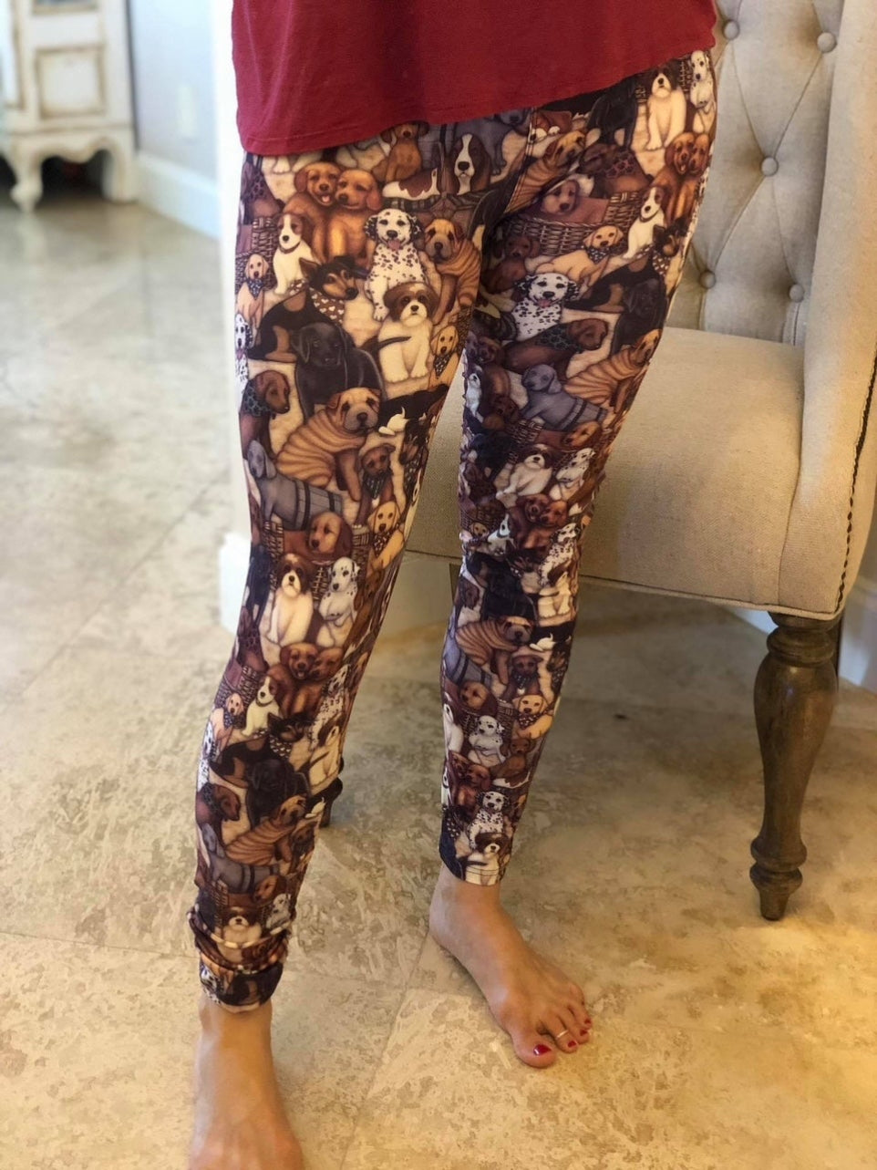 Extra Soft printed leggings with 4-way stretch fabric, so you can move with absolute comfort and ease.